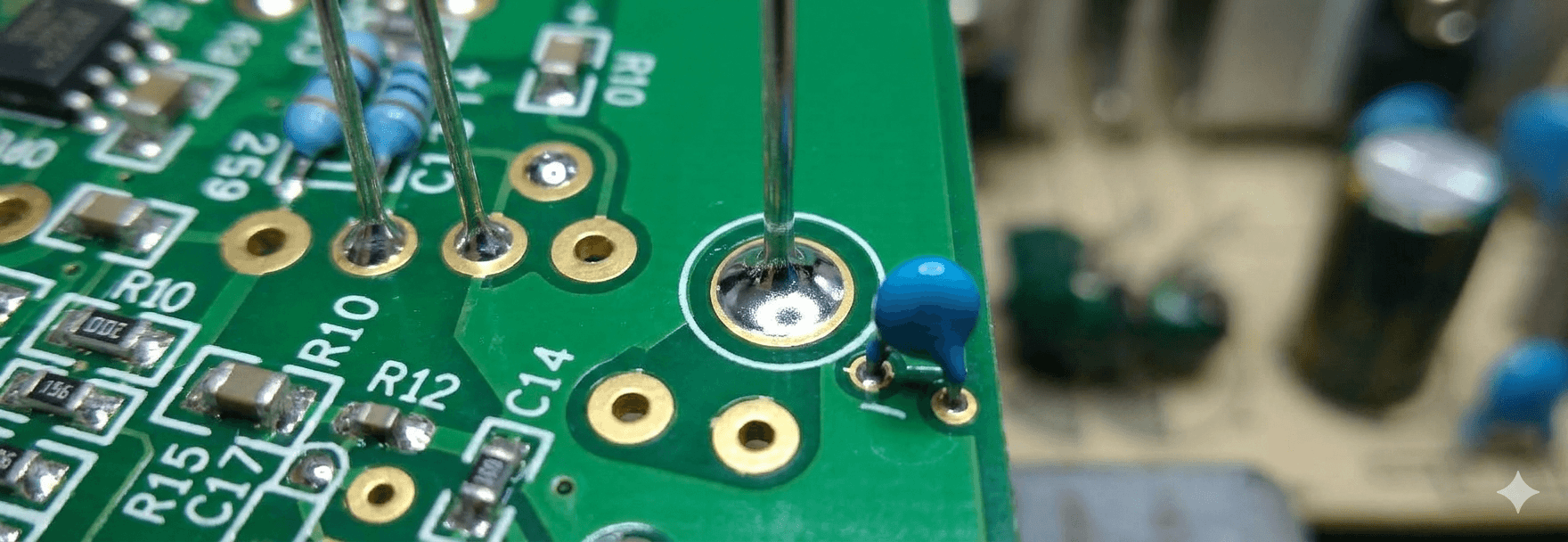 Soudure de condensateur